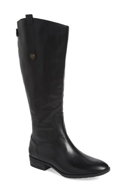 Sam Edelman Penny 2 Wide Calf Leather Riding Boot Women's Zip Boots Product Image