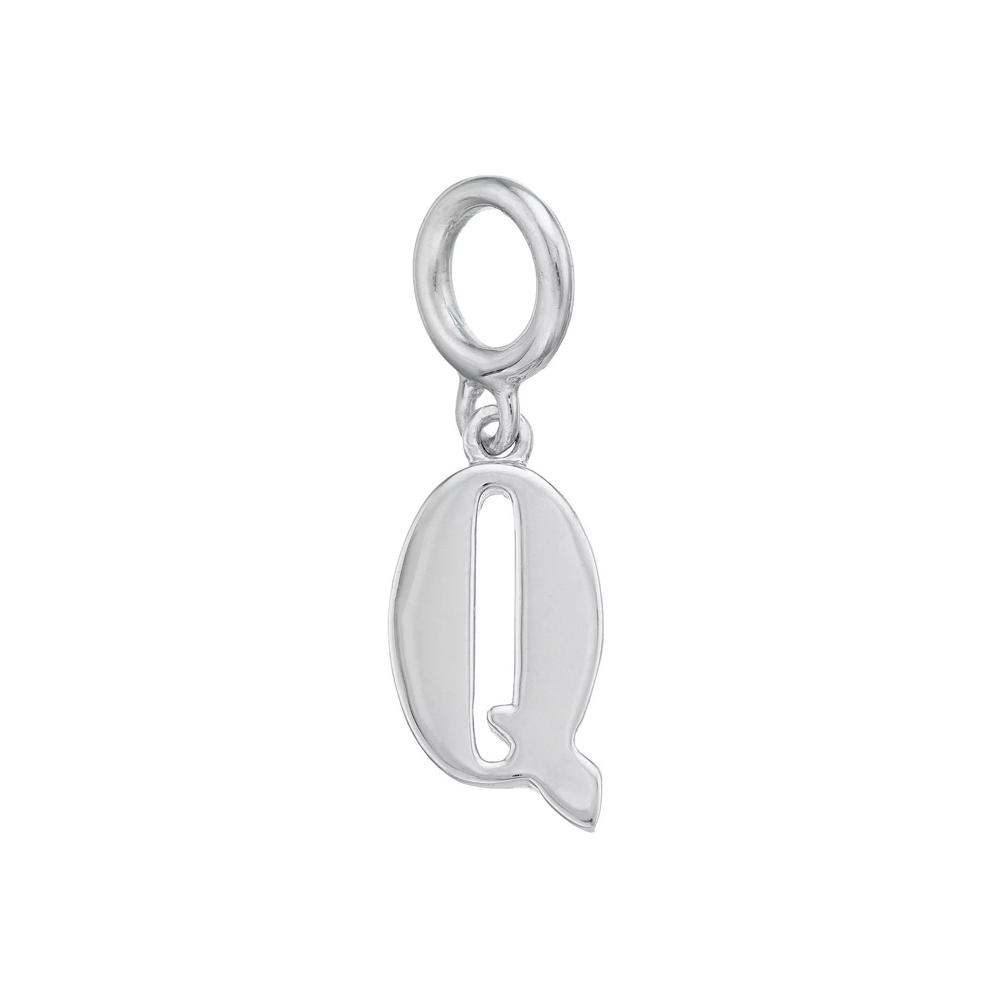 Lavish by TJM Sterling Silver Initial Letter Charm, Women's, Sterling Q Product Image