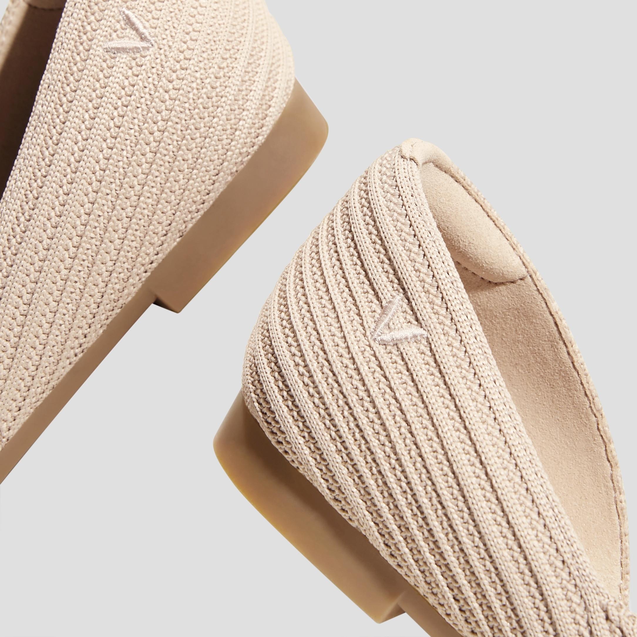 Pointed-Toe D'Orsay Flats (Melia) Product Image