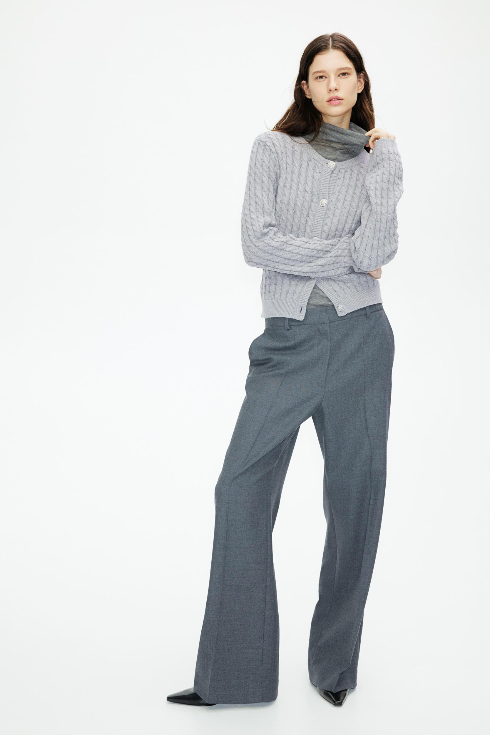 Cable-Knit Cardigan Product Image