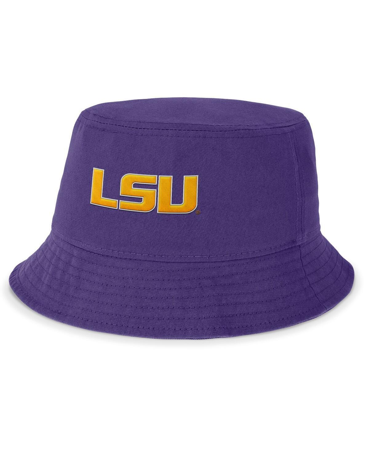 Men's Nike Purple LSU Tigers Local Apex Bucket Hat, Size: Small Product Image