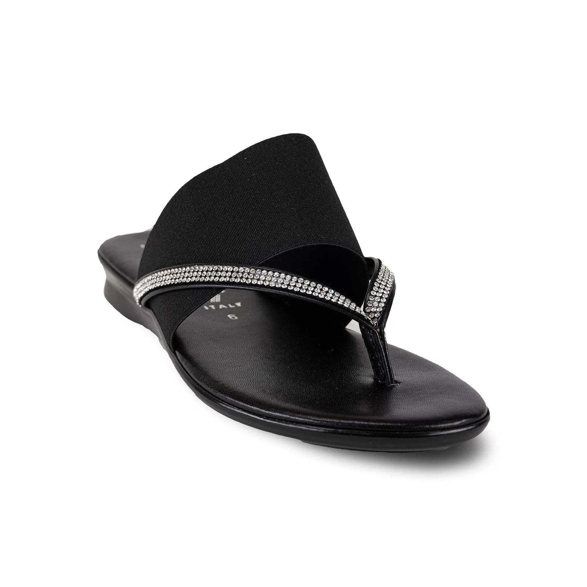 Italian Shoemakers Sorbi Women's Thong Sandals, Size: 9, Black Product Image