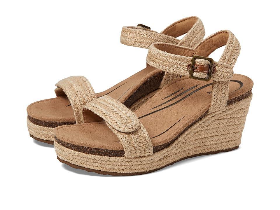 Aetrex Sydney Espadrille Platform Banded Wedge Sandals Product Image