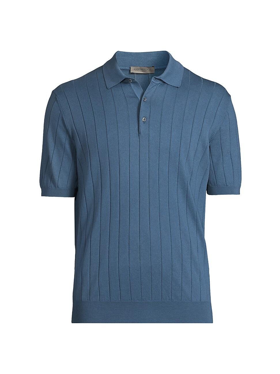 Mens Knit Short-Sleeve Polo Shirt Product Image