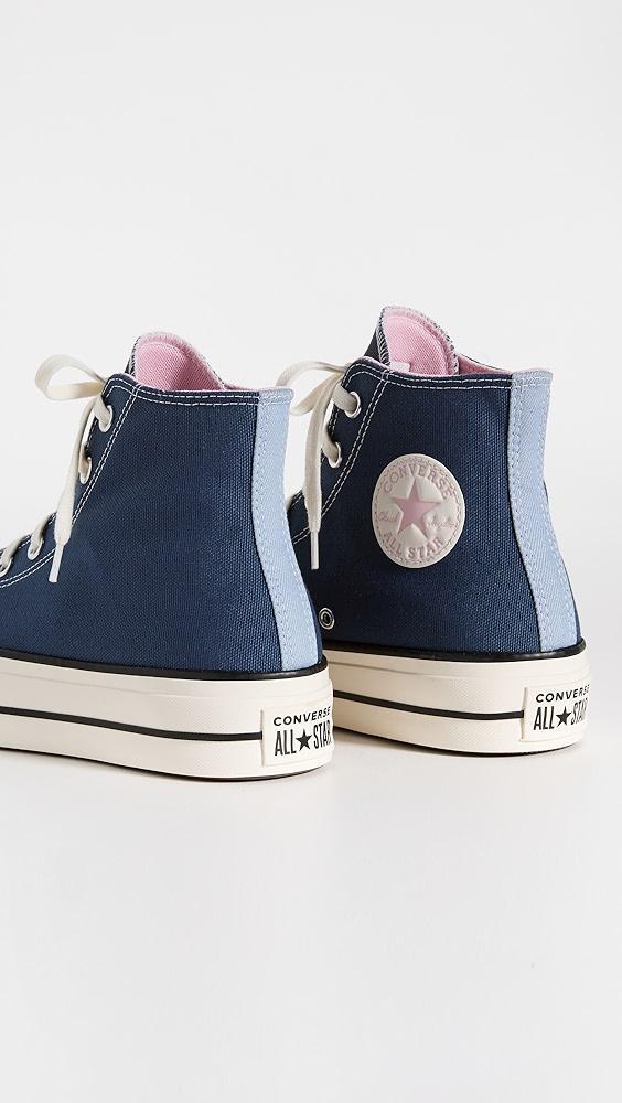 Converse Chuck Taylor All Star Lift Platform Denim Fashion Sneakers | Shopbop Product Image