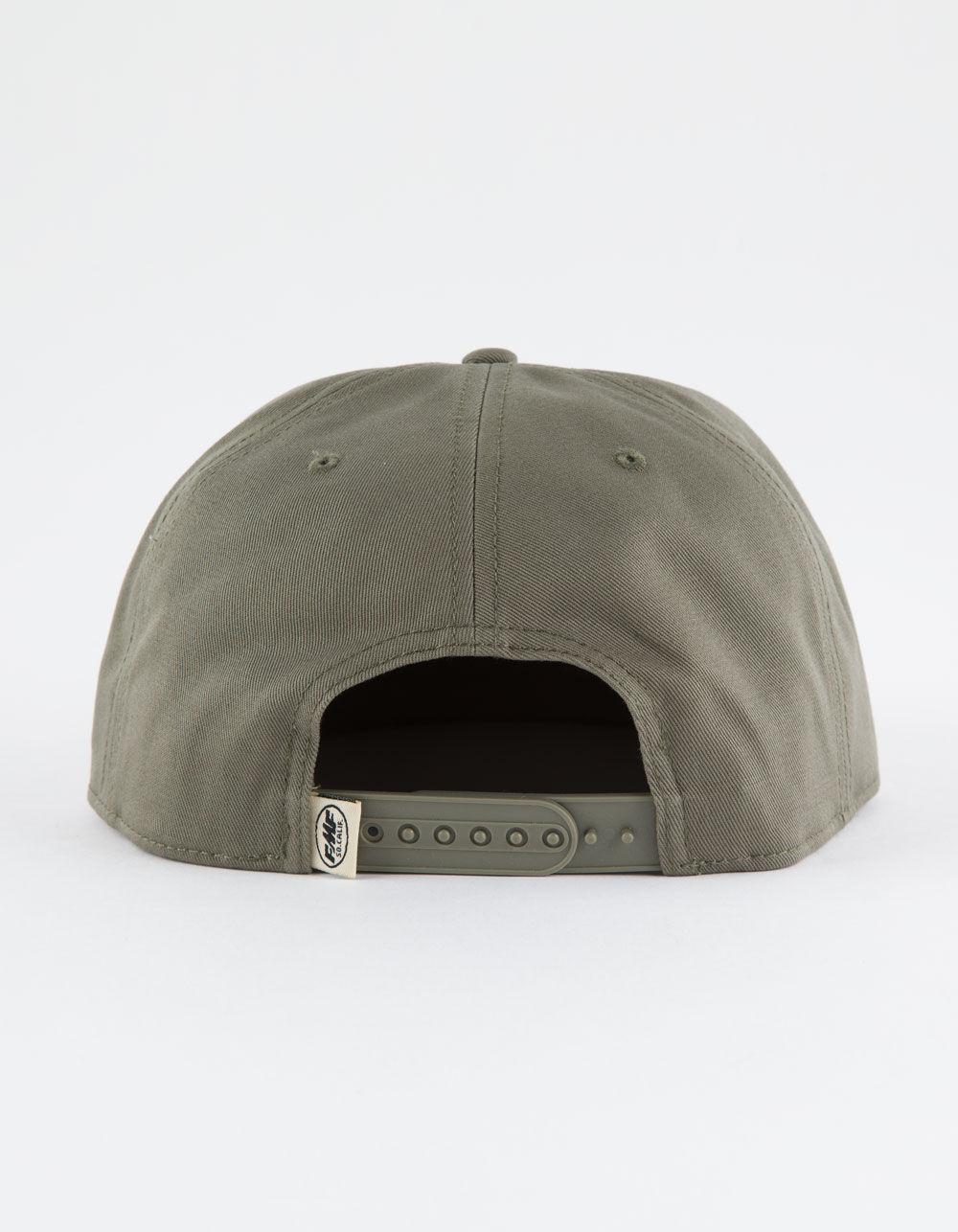 FMF Core Checks Snapback Hat - OLIVE Product Image