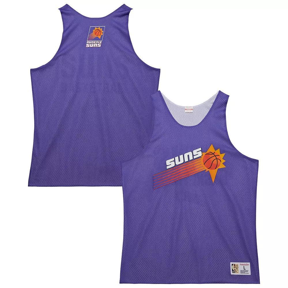 Men's Mitchell & Ness Purple/White Phoenix Suns Hardwood Classics Reversible Mesh Practice Jersey, Size: 3XL, Phx Purple Product Image