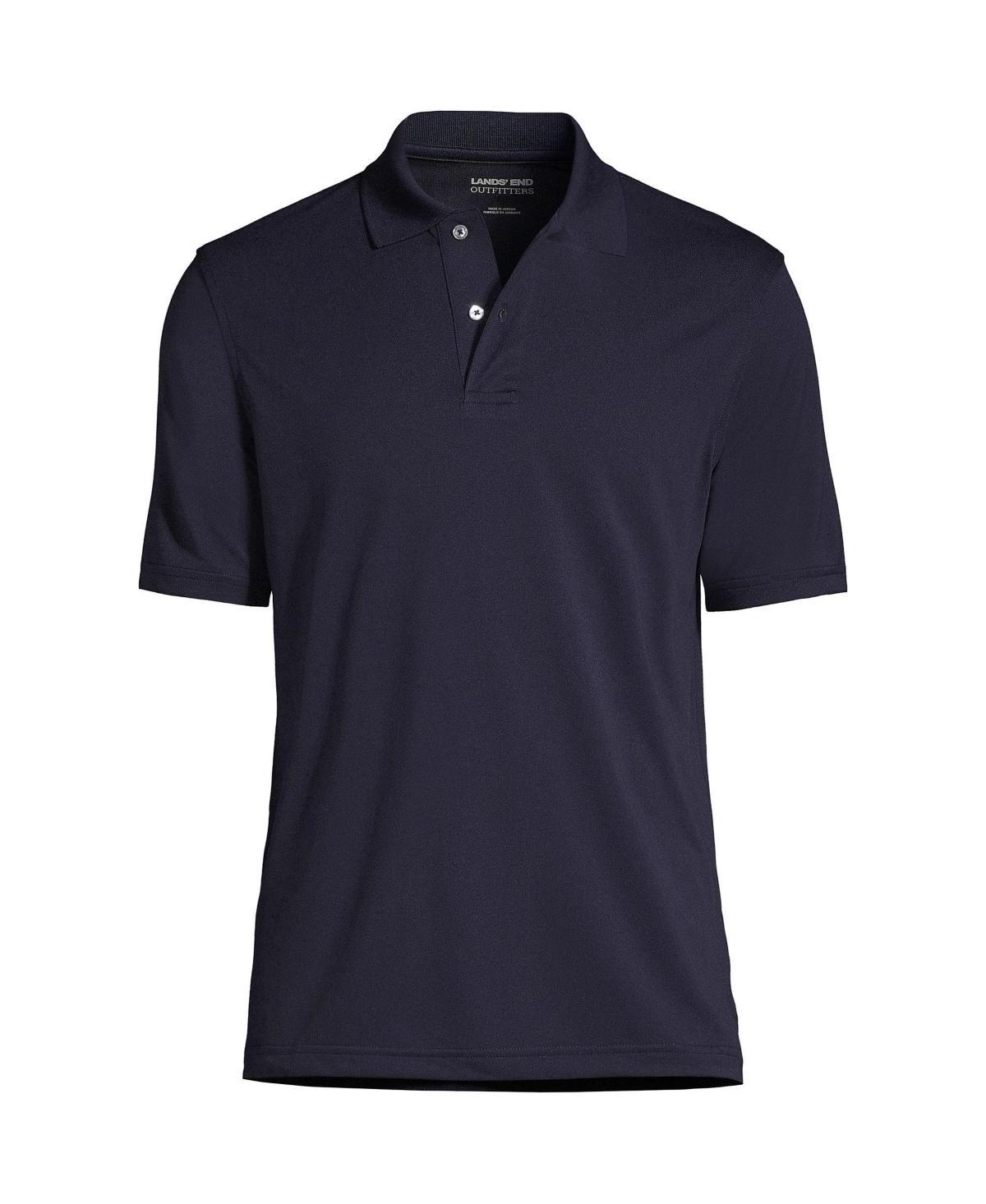 Men's Big Lands' End School Uniform Short Sleeve Polo, Size: 4XB, Rich Red Product Image