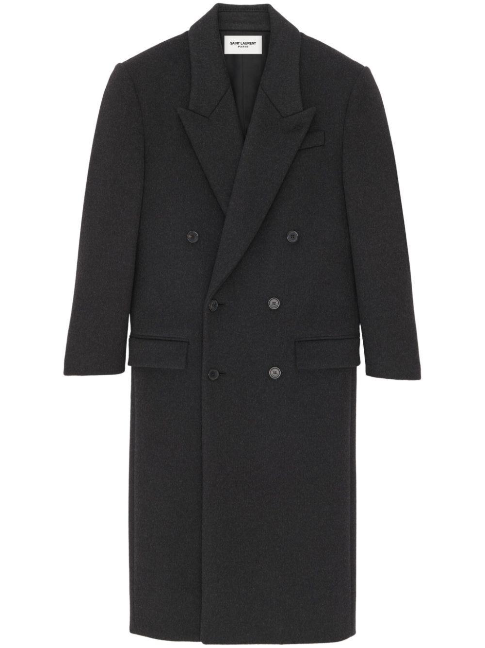 Womens Long Coat in Wool Product Image