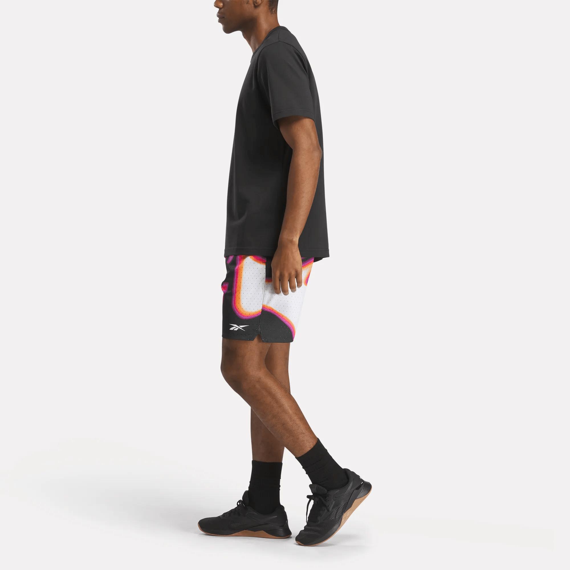 Men's Reebok Basketball Transition Short Aop Male Product Image