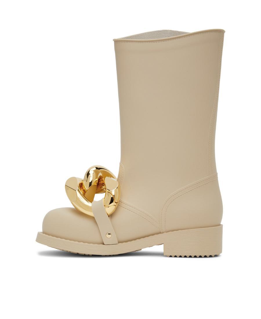 JW ANDERSON Boots In The Logo In Nude Product Image