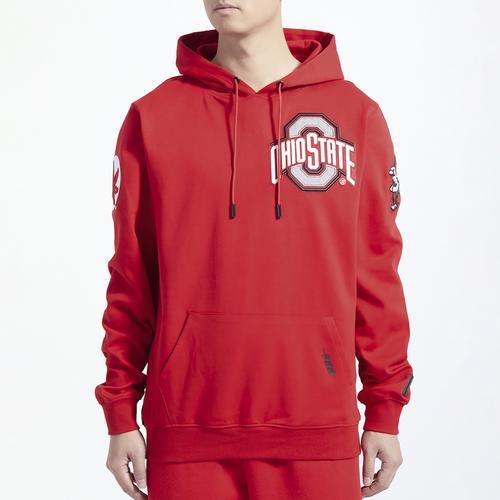 Pro Standard Mens Pro Standard Ohio State Classic Pullover Hoodie - Mens Red/White Product Image