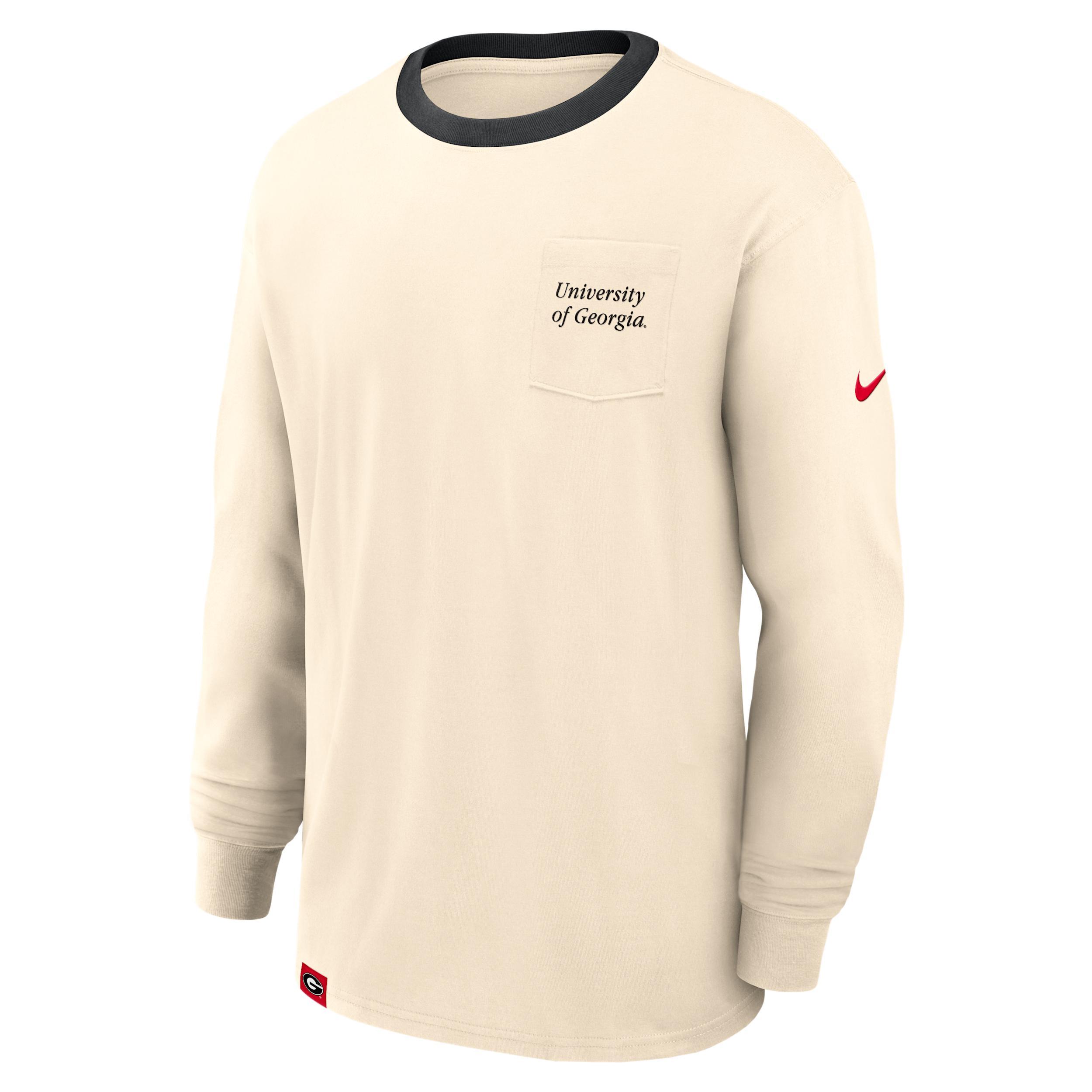 Iowa Athletic Prep Max90 Pocket Logo Men's Nike College Long-Sleeve T-Shirt Product Image