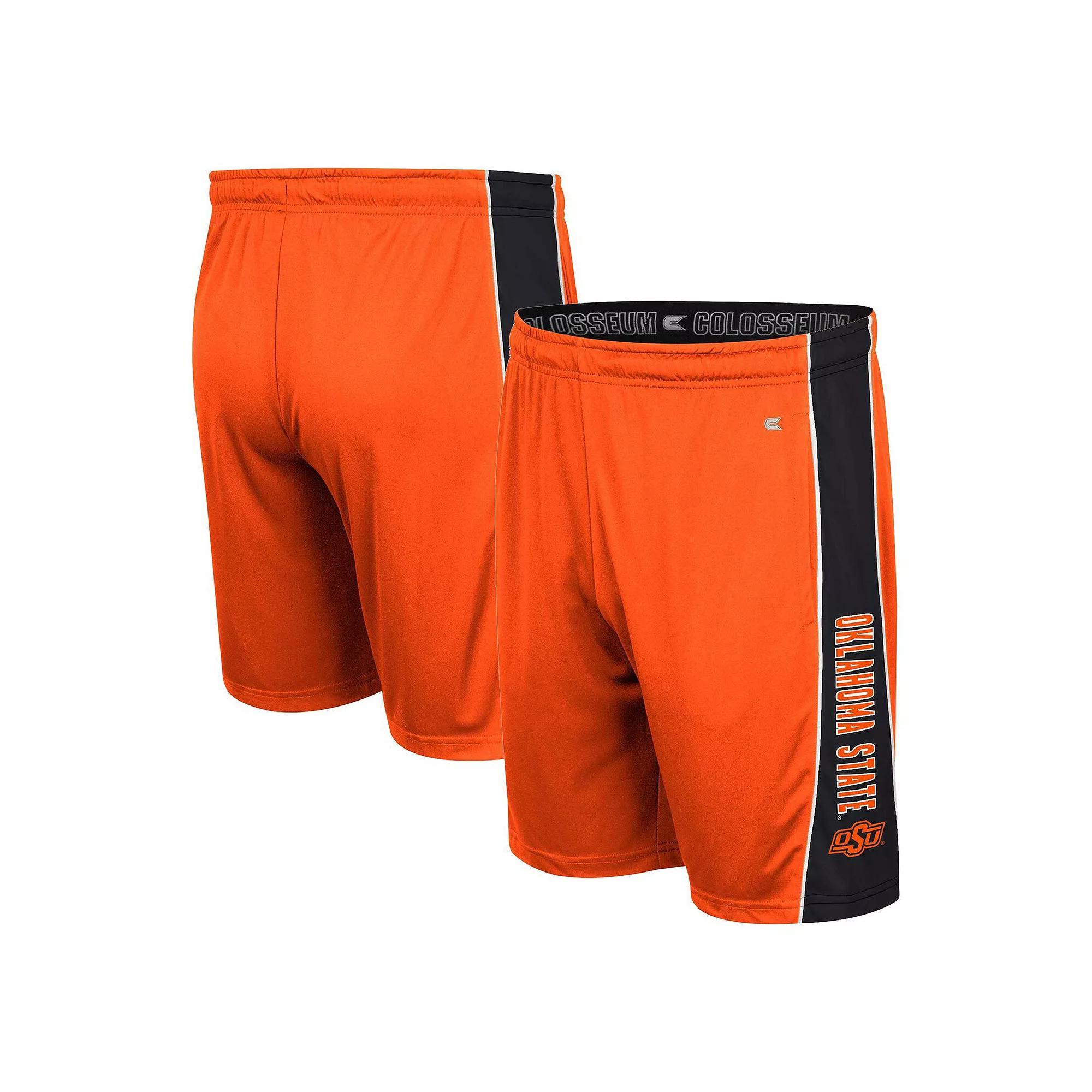 Men's Colosseum Orange Oklahoma State Cowboys Panel Shorts, Size: Medium Product Image