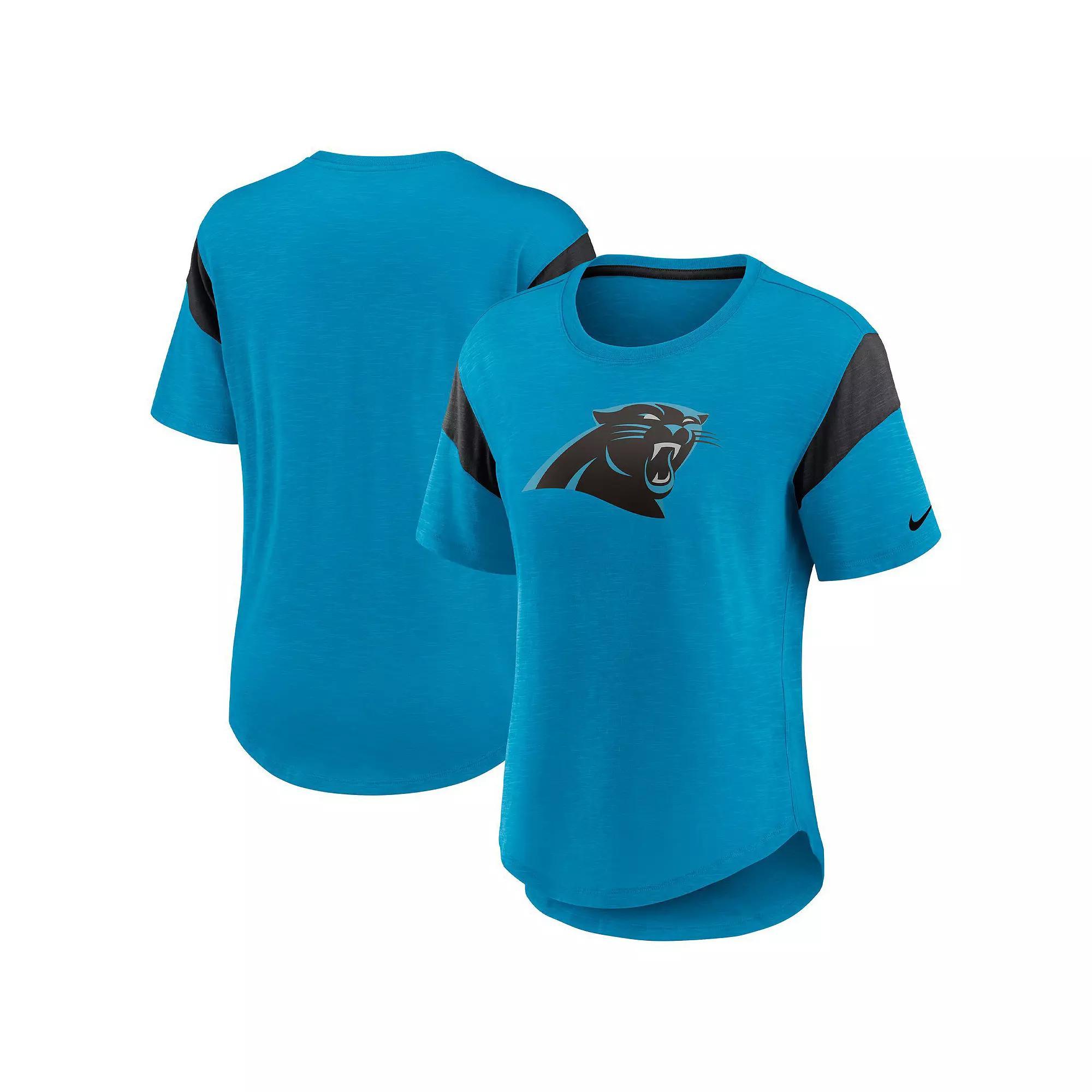 Womens Nike Carolina Panthers Primary Logo Fashion Top Product Image
