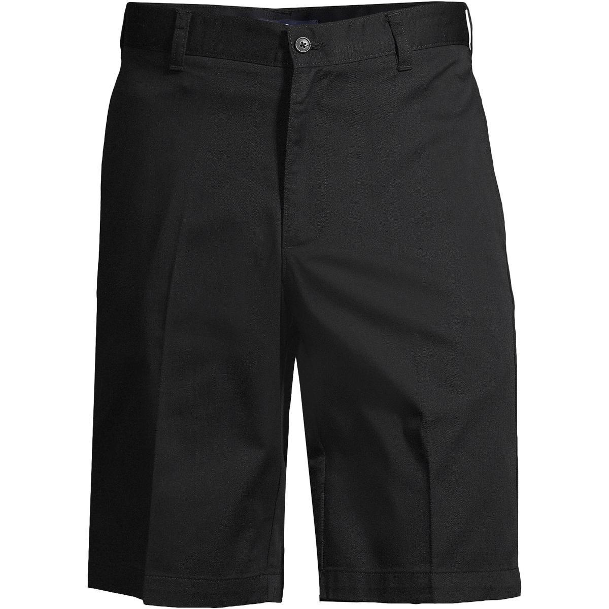 Men's Lands' End Plain Front Wrinkle-Resistant Chino Shorts, Size: 36, Green Product Image