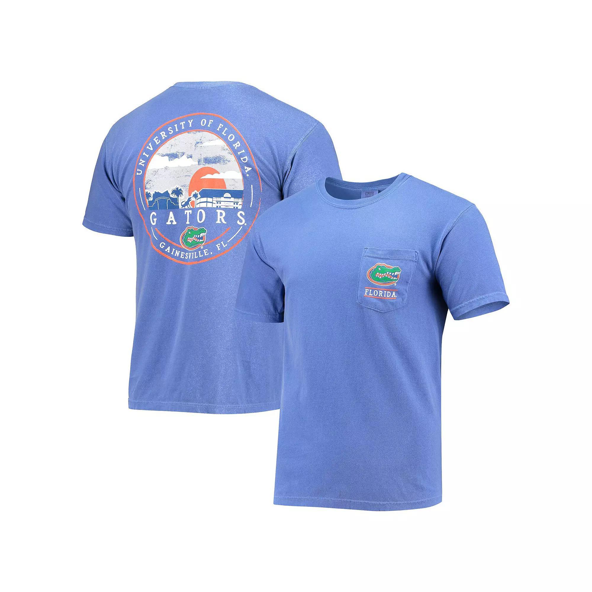 Mens Royal Florida Gators Circle Campus Scene T-Shirt Product Image