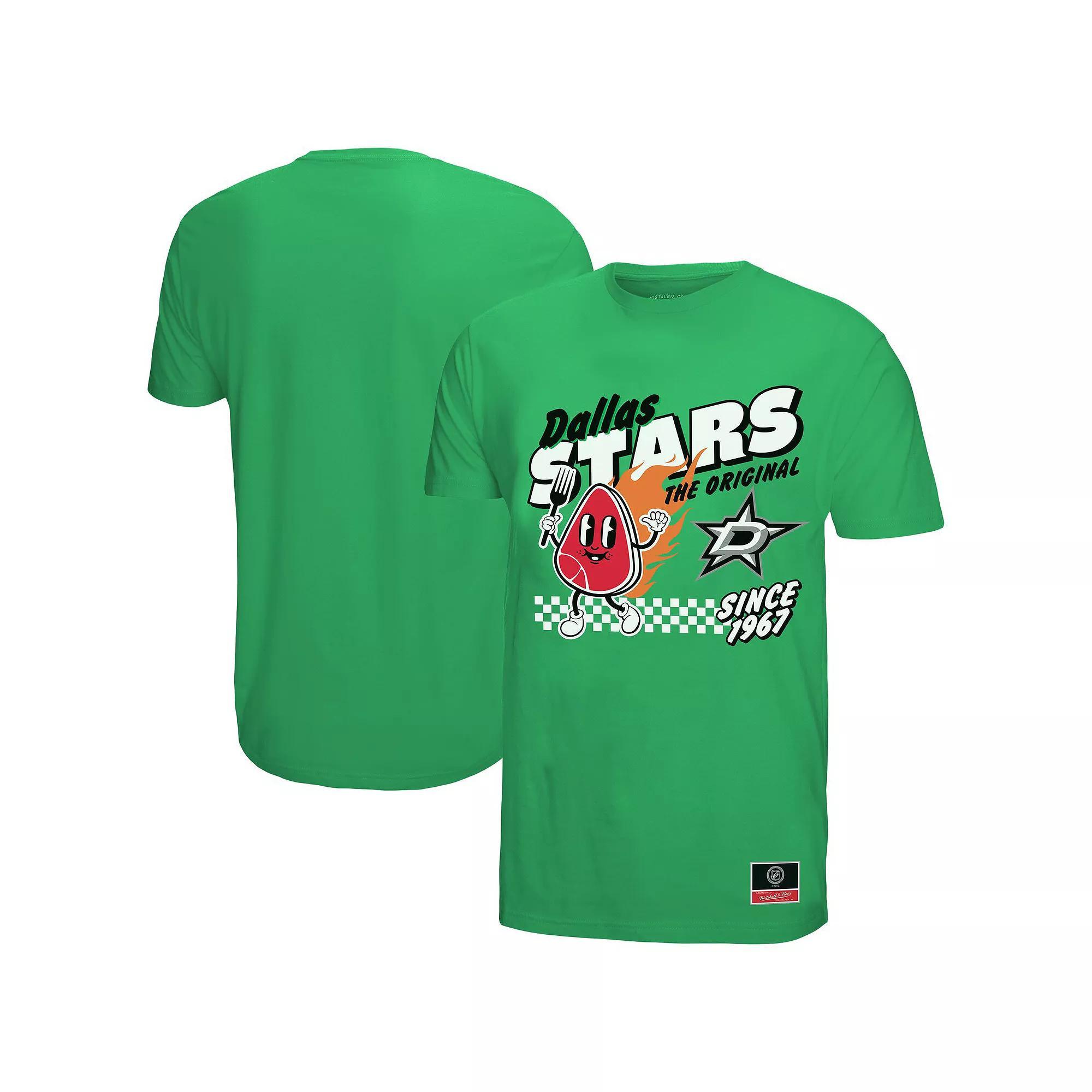 Men's Mitchell & Ness Kelly Green Dallas Stars Local Food T-Shirt, Size: Small, Str Green Product Image