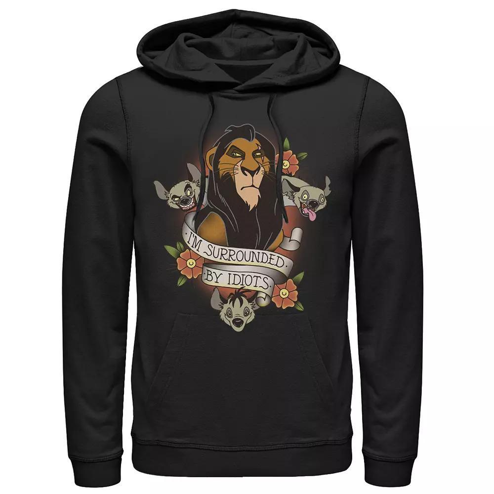 Disney's The Lion King Scar Men's Hyenas Surrounded By Idiots Tee, Size: Large, Blue Product Image