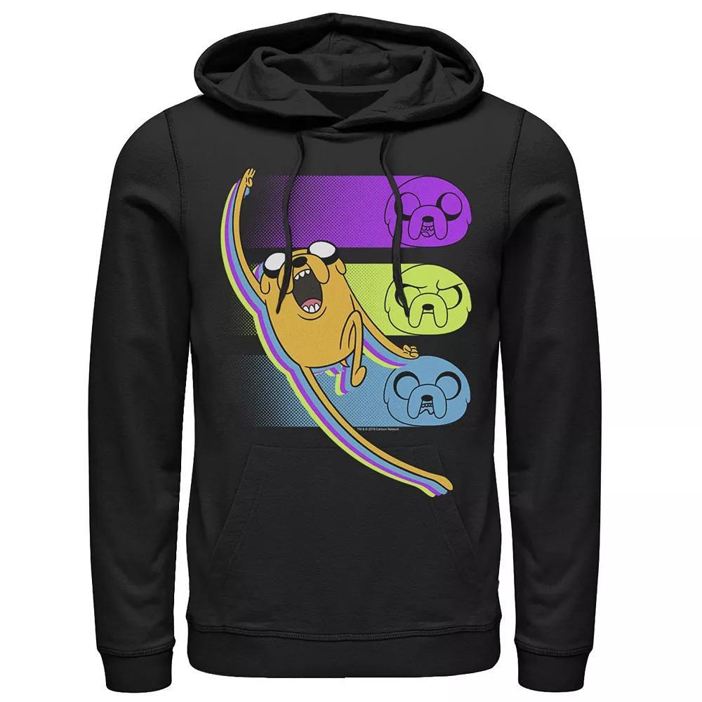 Men's Cartoon Network Adventure Time Jake Emotions Hoodie, Size: Small, Blue Product Image