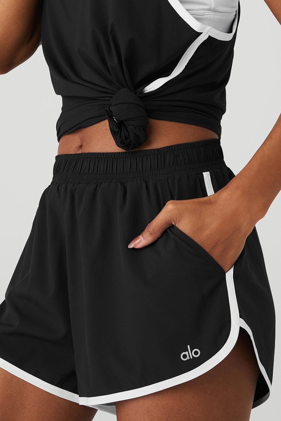 Ivy League Dolphin Short - Black/White Female Product Image
