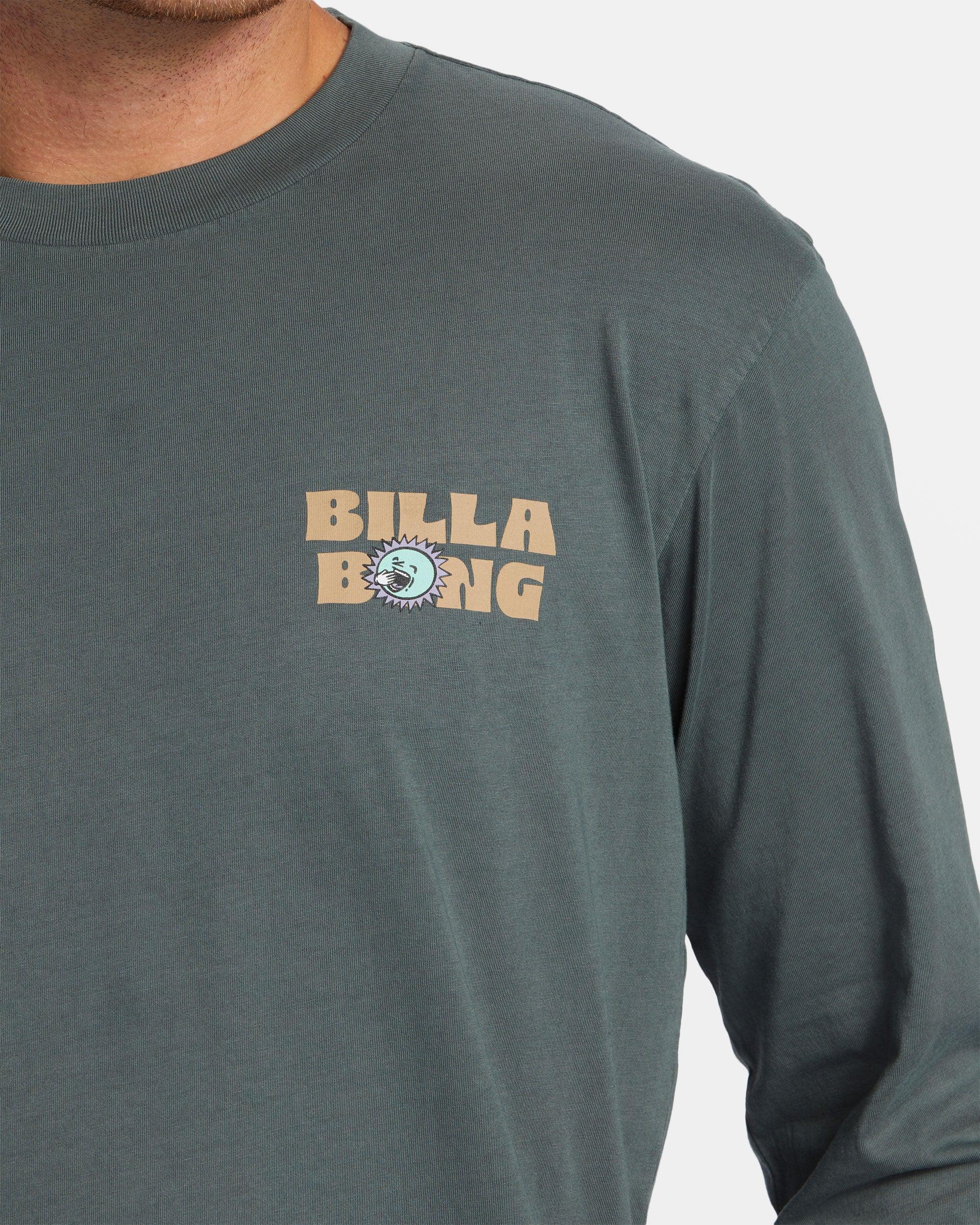 Relax Long Sleeve T-shirt - Slate Green Male Product Image