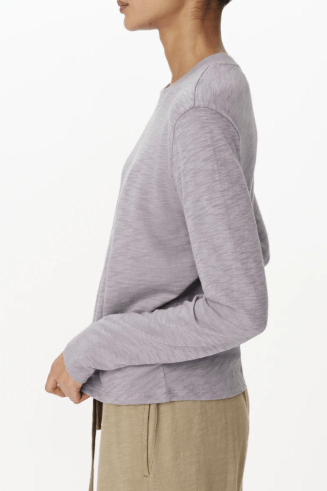 Jersey Long Sleeve Crop-Tee Product Image