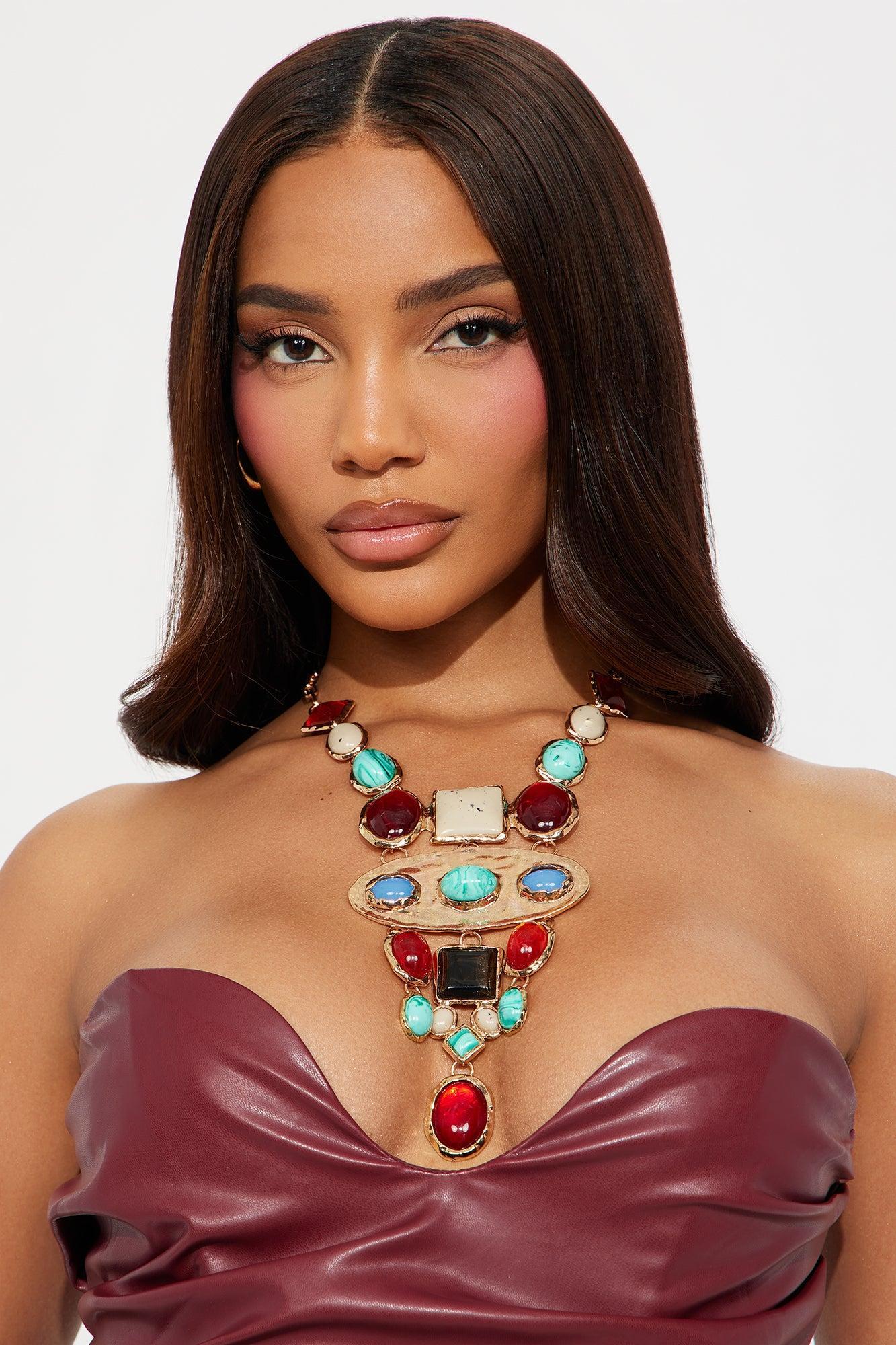 Lovesick Gems And Jewels Necklace - Multi Color Product Image