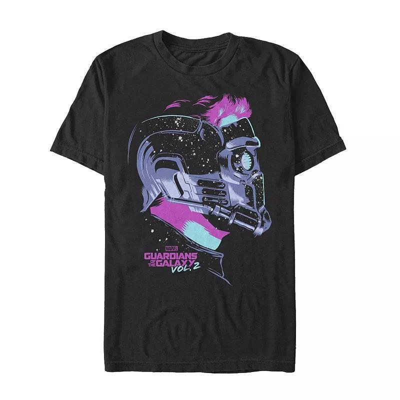 Men's Guardians of the Galaxy Vol.2 Star Lord Tee, Size: Small, Blue Product Image