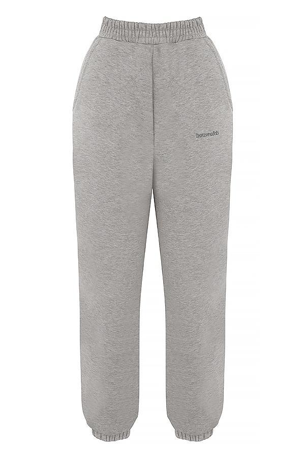 Sky Light Grey Fleece Back Jogging Trousers Product Image