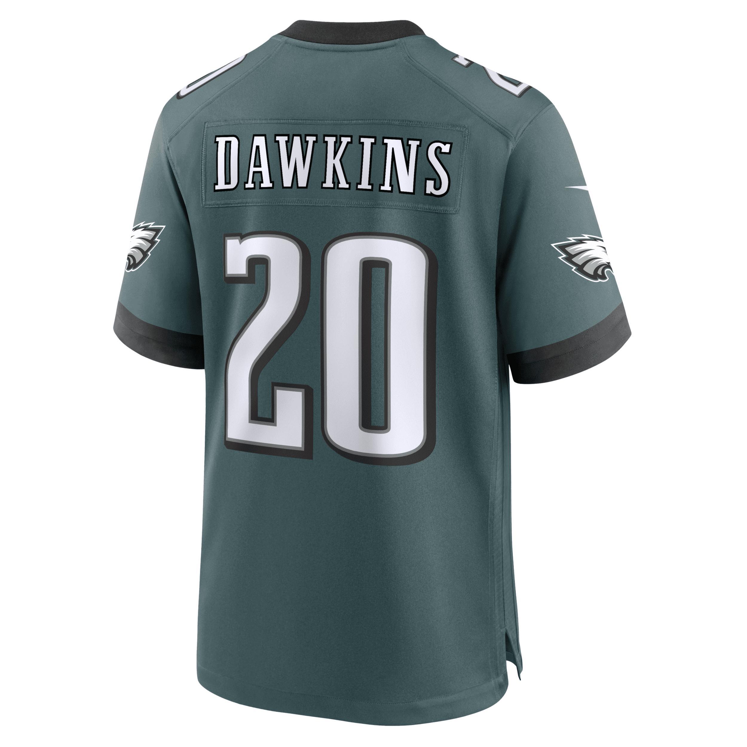 Mens Nike Brian Dawkins Midnight Philadelphia Eagles Team Game Jersey Product Image
