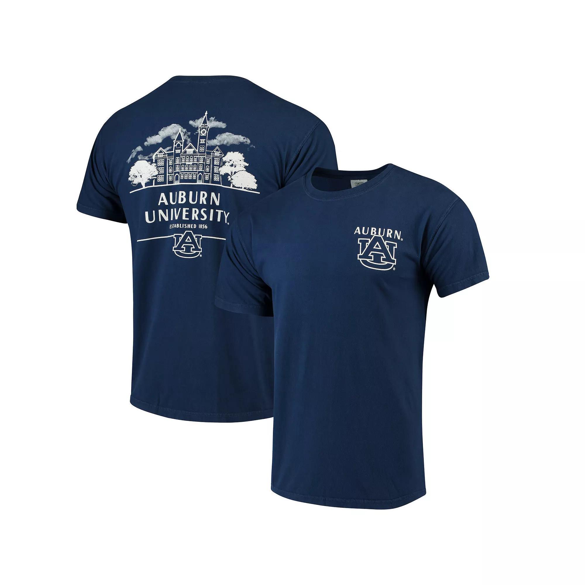 Men's Navy Auburn Tigers Campus Local Comfort Colors T-Shirt, Size: Small, Blue Product Image