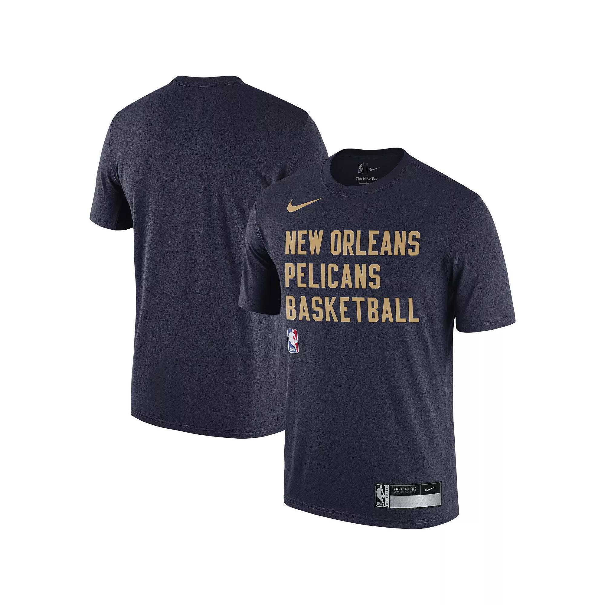 Men's Nike Navy New Orleans Pelicans 2023/24 Sideline Legend Performance Practice T-Shirt, Size: Large, Blue Product Image