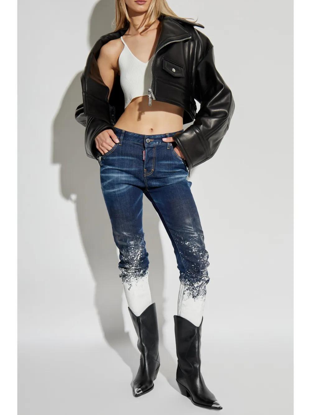 paint-splatter jeans Product Image