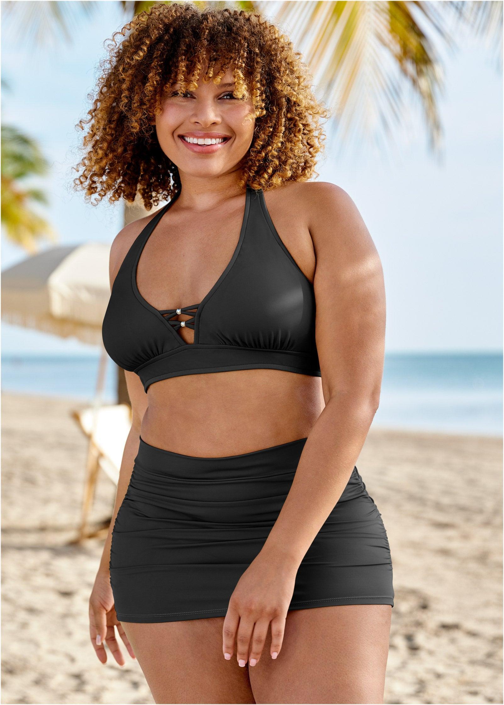 Strappy Halter Top - Black Beauty Product Image
