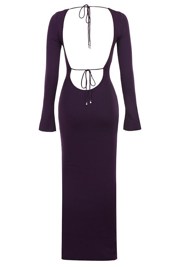 Teia Hot Pink Draped Corset Midi Dress Product Image