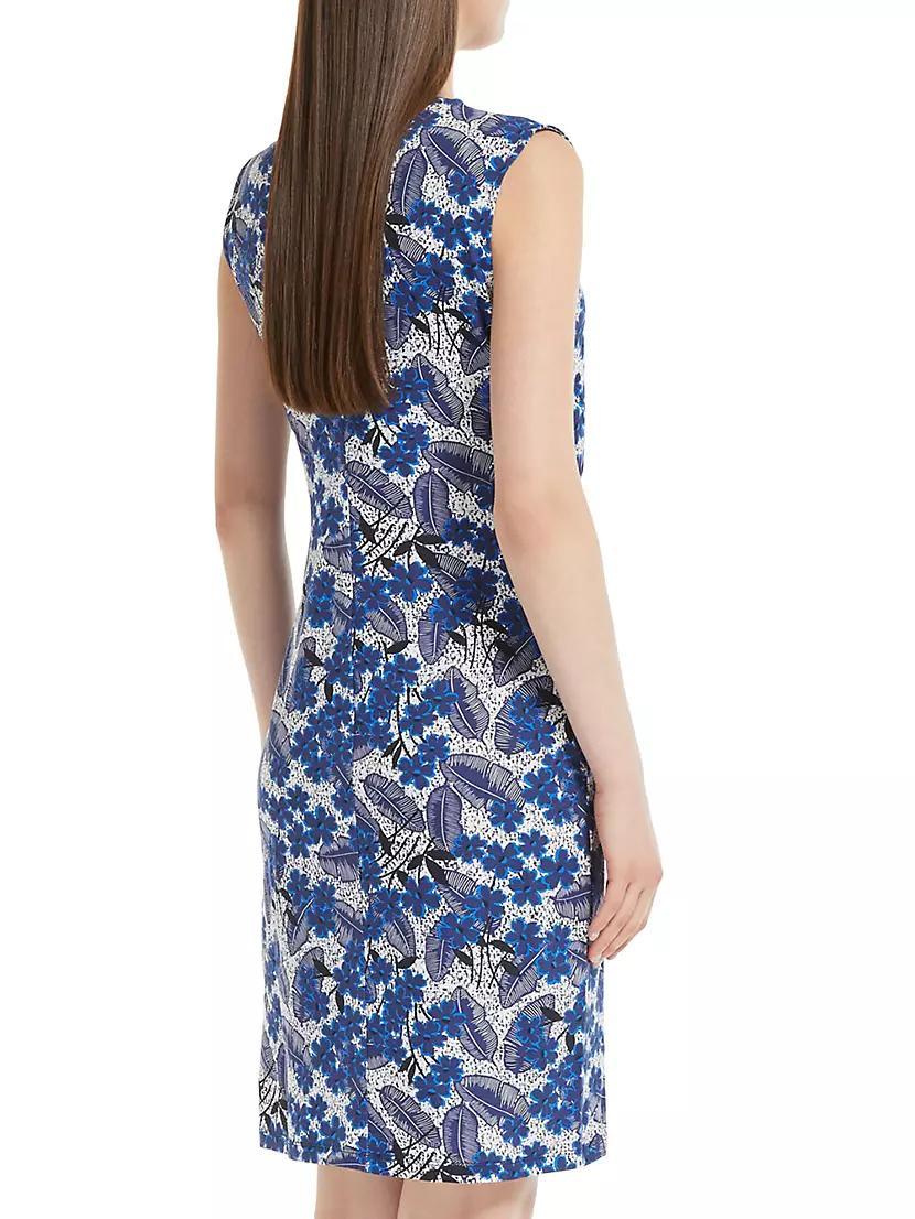 Emblema Floral Feather Minidress Product Image