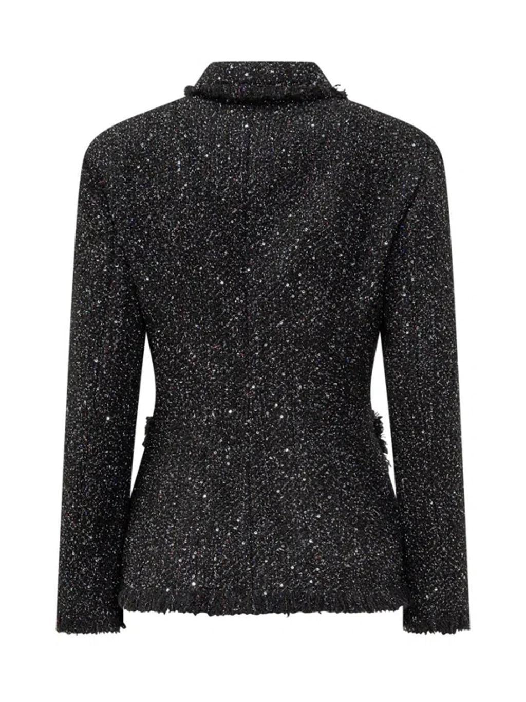 MSGM Jacket In Black Product Image