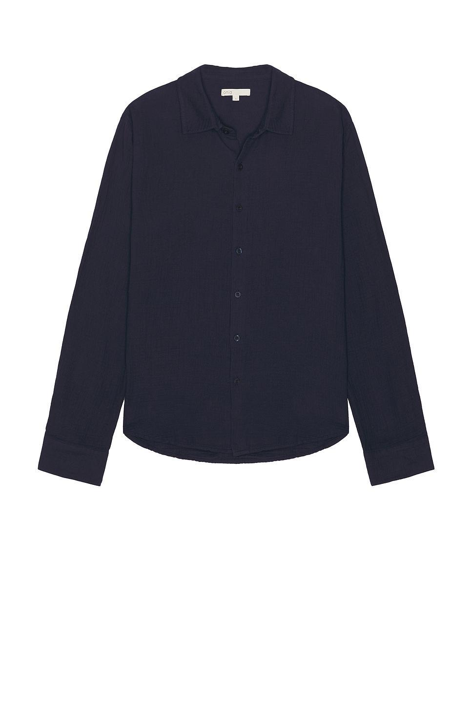 Cotton Gauze Long Sleeve Shirt Product Image