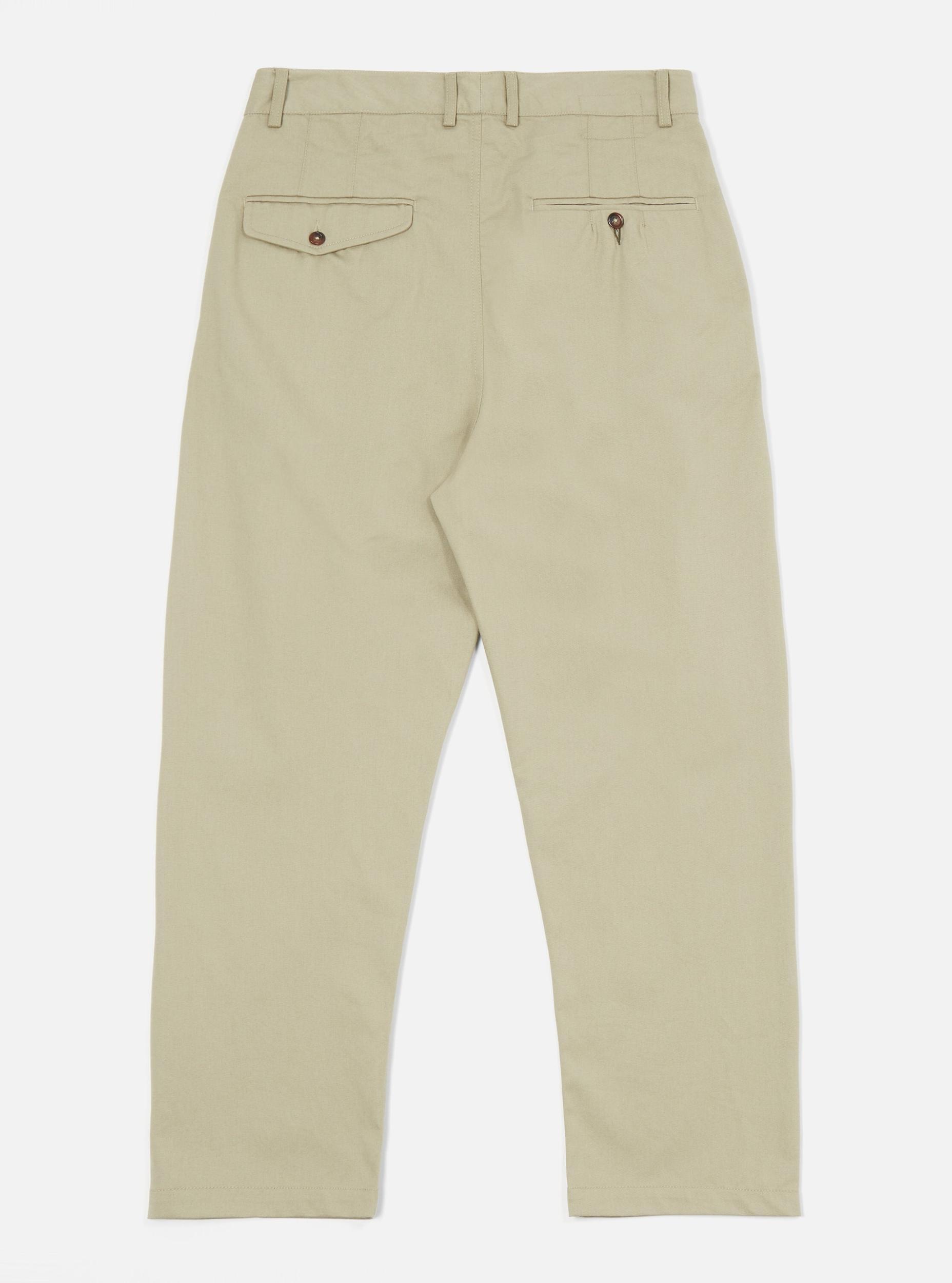 Stone Twill Double Pleat Pant Product Image
