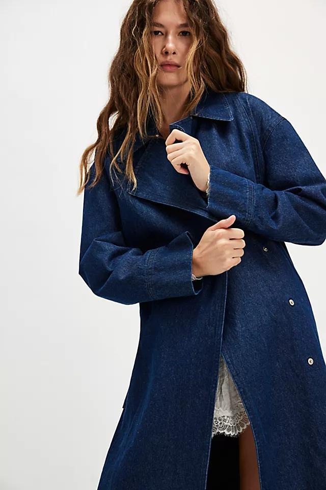 APPARIS Tate Denim Trench Product Image