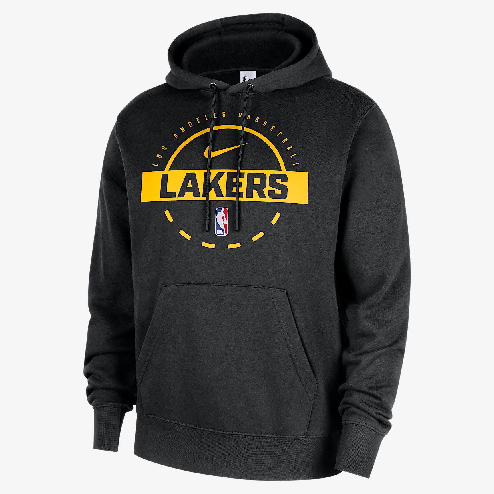 Los Angeles Lakers Club Men's Nike NBA Practice Pullover Hoodie Product Image