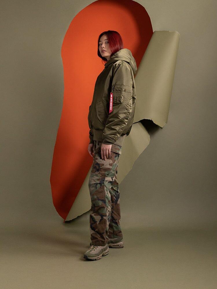 PULL-OVER MA-1 JACKET HOODIE Product Image