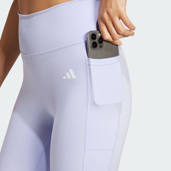 adidas Optime Essentials Stash Pocket Full-Length Leggings Core Black S Womens Product Image