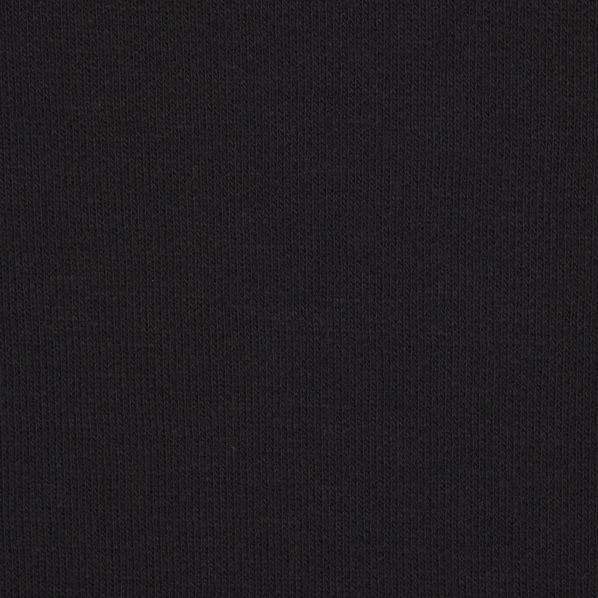 COTTON FLEECE CROPPED CREWNECK | ONYX Product Image