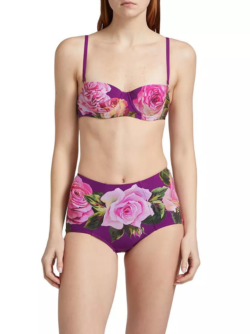 Padded Balconette & High-Waisted Bikini Set Product Image