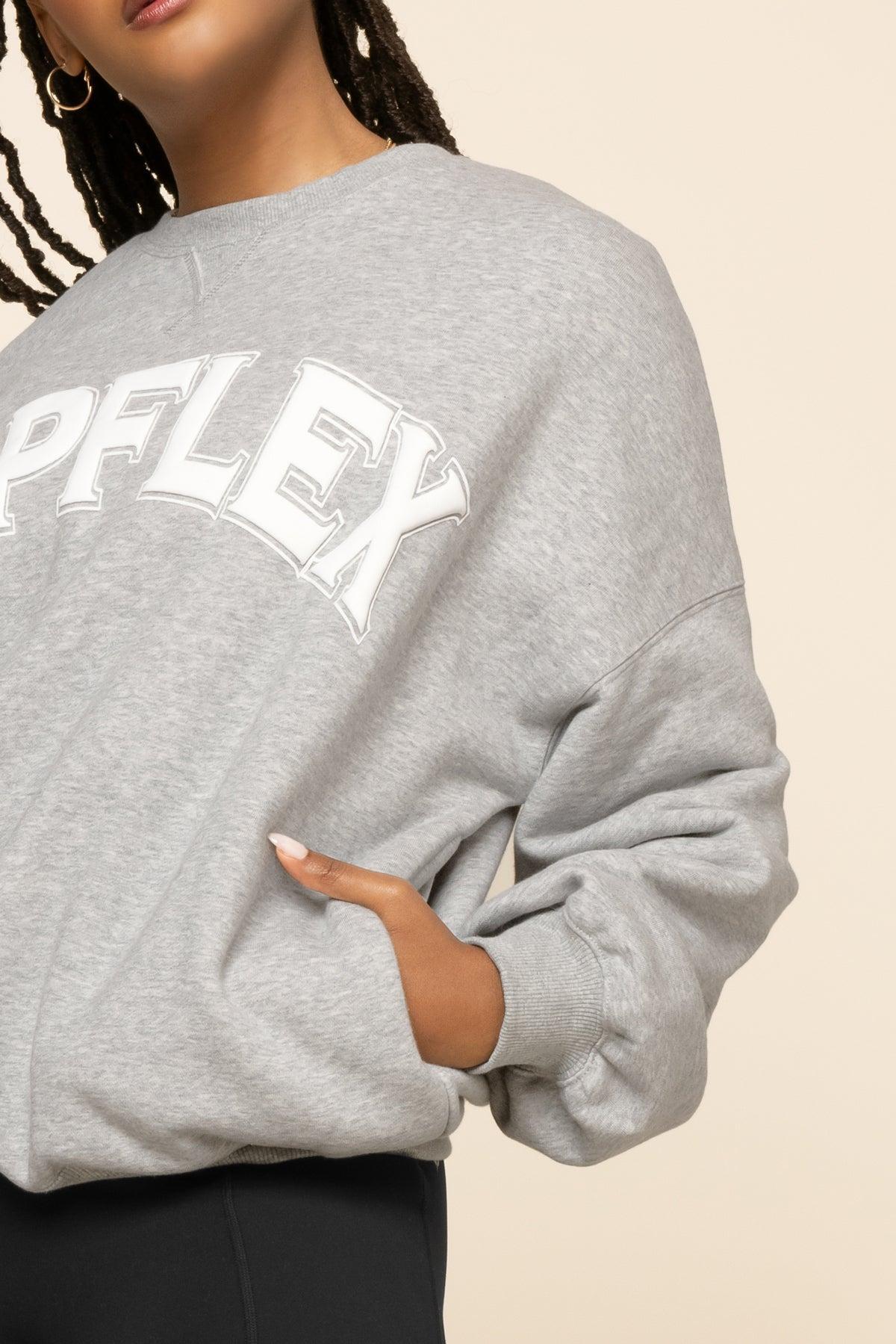 POPFLEX® Cloud Crewneck Sweater - Heather Grey Product Image