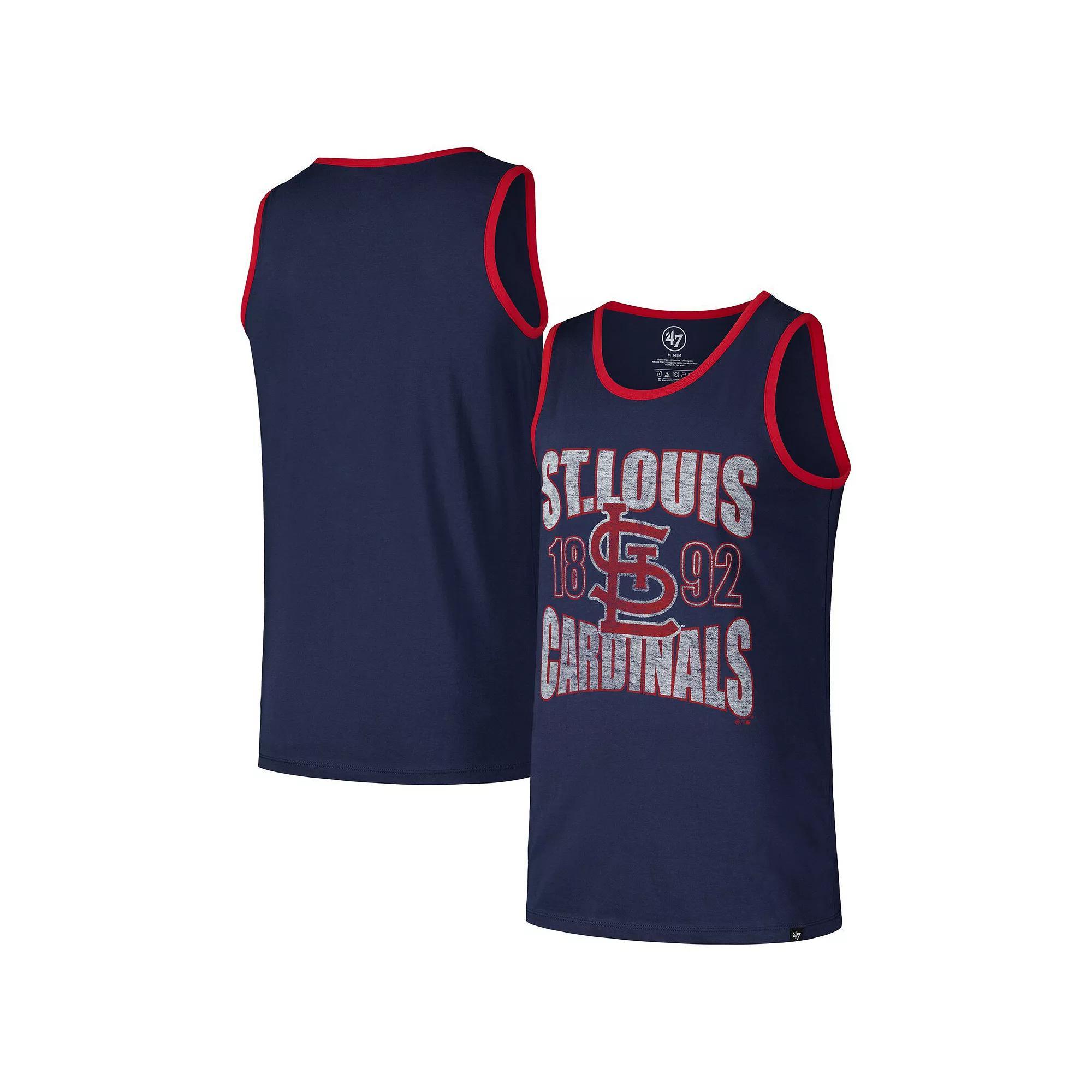 Men's '47 Navy St. Louis Cardinals Upload Franklin Tank Top, Size: 3XL, Blue Product Image