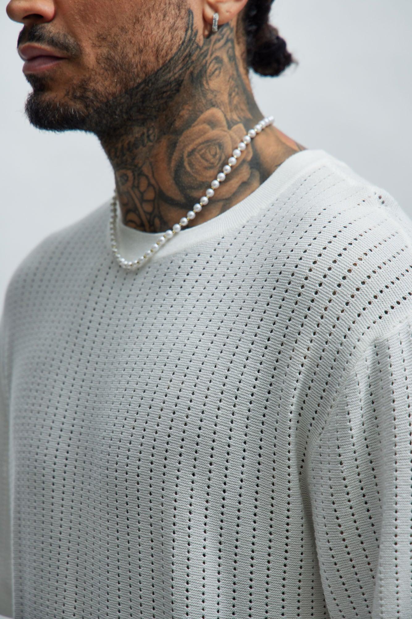 Alec Relaxed Short Sleeve Tee - White Product Image