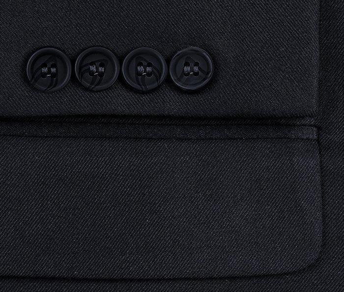 Vanderbilt Collection - Classic 2 Piece Suit 2 Buttons Regular Fit In Dark Navy Product Image